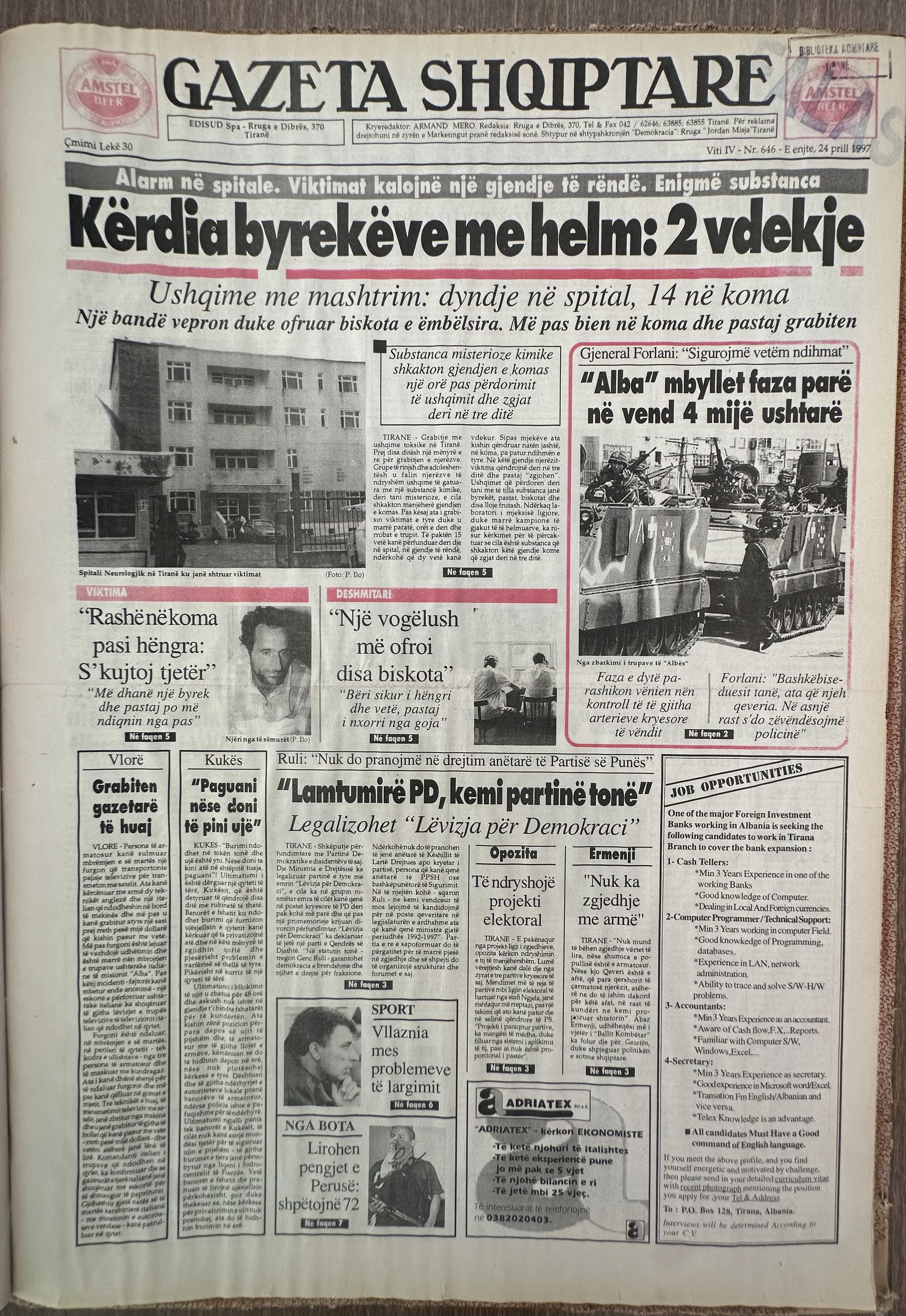 Gazeta Shqiptare 1997-04-24